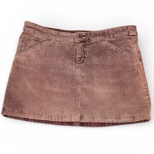 Vintage Y2K Guess Jeans Pink Corduroy Mini Skirt